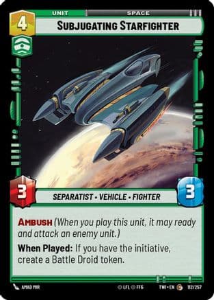 Subjugating Starfighter |  (112/257)  [Twilight of the Republic]