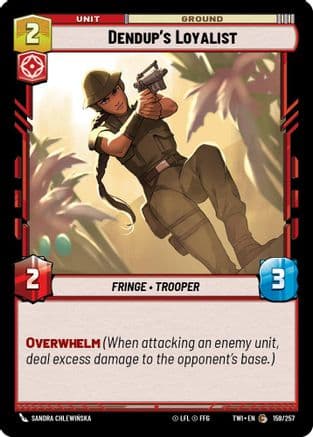 Dendup's Loyalist | Foil (159/257)  [Twilight of the Republic]