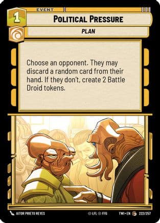 Political Pressure |  (222/257)  [Twilight of the Republic]