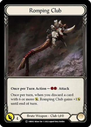 Romping Club (1HR002) - Historic Pack 1 Blitz Deck: Rhinar