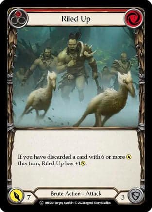 Riled Up (Red) (1HR010) - Historic Pack 1 Blitz Deck: Rhinar