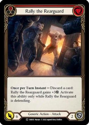 Rally the Rearguard (Red) (1HR015) - Historic Pack 1 Blitz Deck: Rhinar