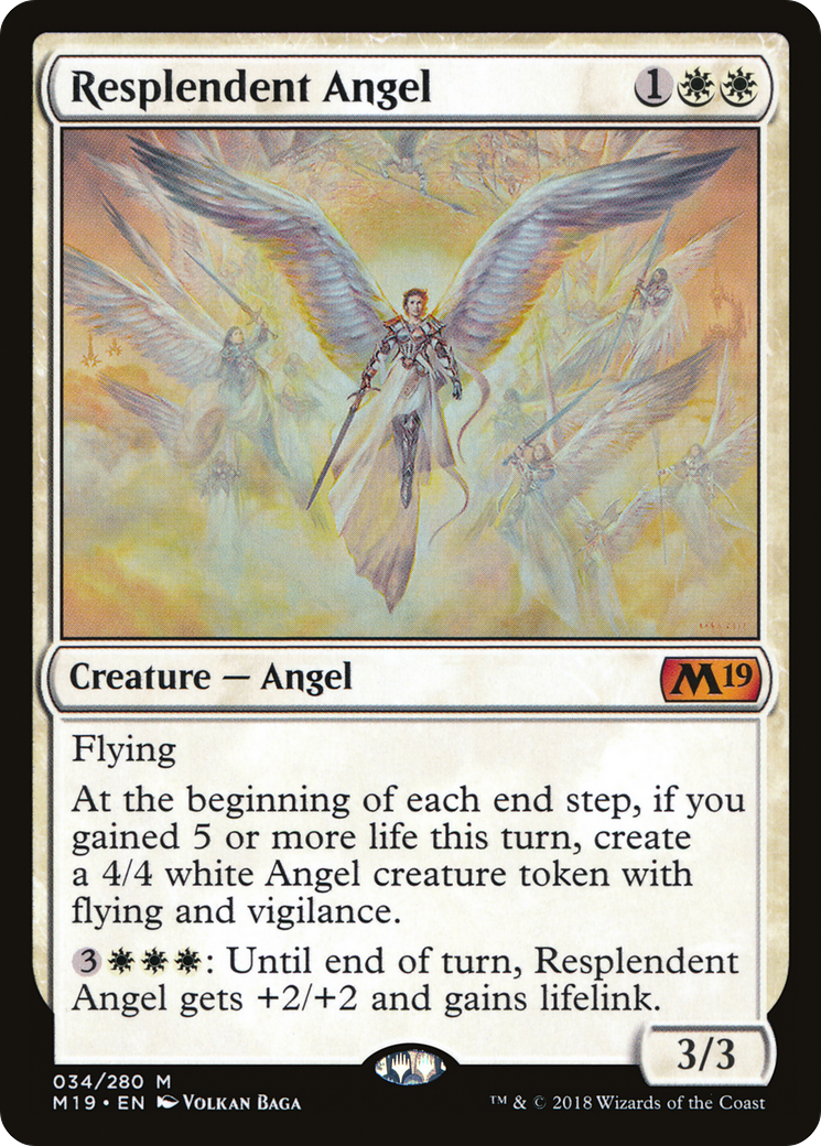 Resplendent Angel [Core Set 2019] Foil