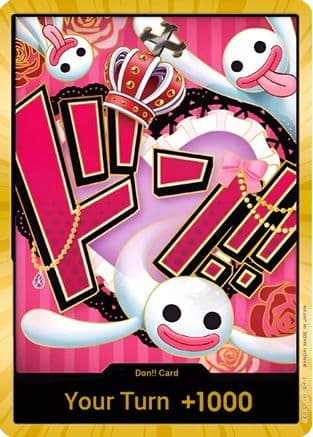 DON!! Card (Perona) (Gold) - Premium Booster -The Best- Foil