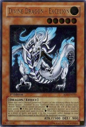 Divine Dragon - Excelion (UTR) (SOI-EN033) - Shadow of Infinity Unlimited