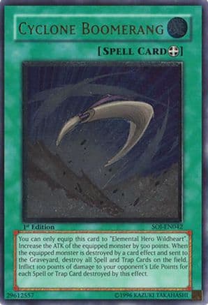 Cyclone Boomerang (UTR) [SOI-EN042] Ultimate Rare