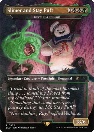 Slimer and Stay Puft - Yargle and Multani (872) [Secret Lair Drop Series]