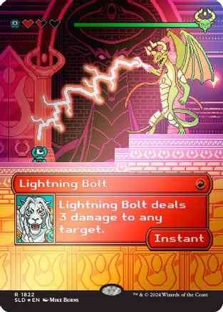 Lightning Bolt (1822) (Rainbow Foil) (1822) [Secret Lair Drop Series]  Foil