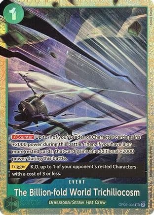 The Billion-fold World Trichiliocosm (Premium Card Collection -Best Selection Vol. 2-) (OP06-038) - One Piece Promotion Cards Foil