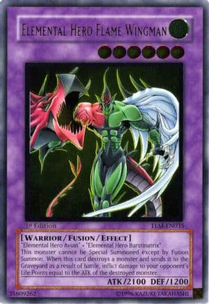 Elemental HERO Flame Wingman (UTR) (TLM-EN035) - The Lost Millennium Unlimited