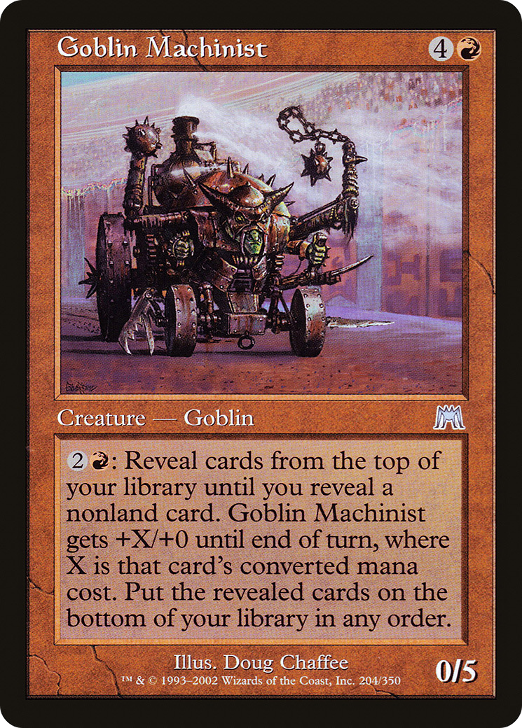 Goblin Machinist [Onslaught] Foil