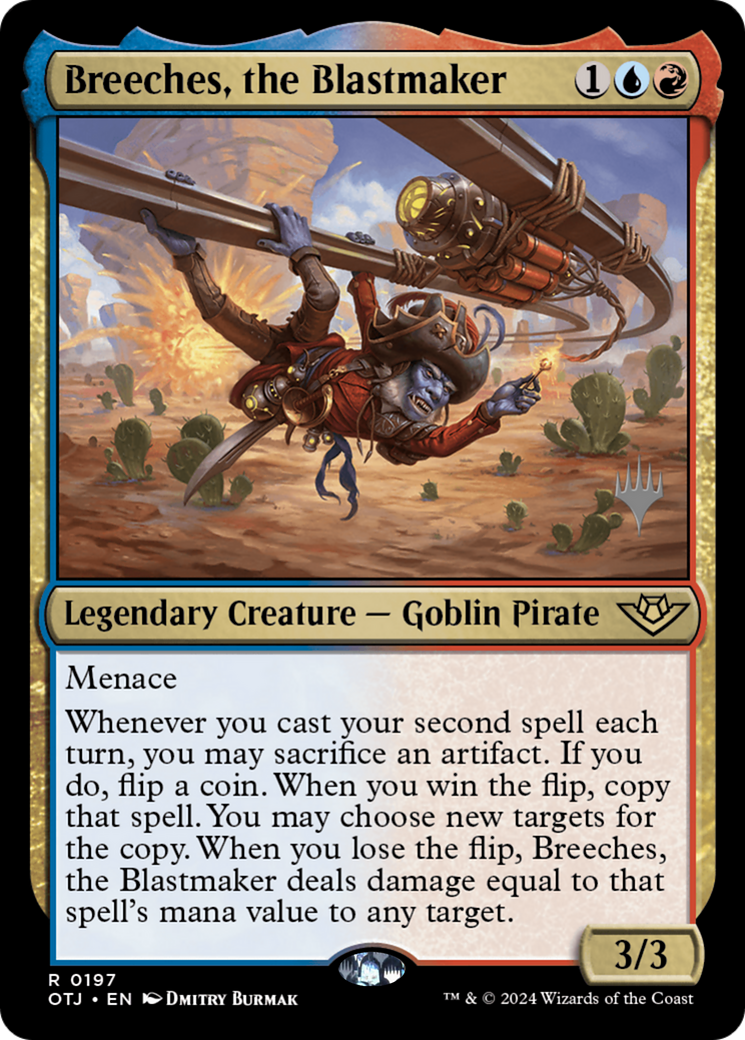 Breeches, the Blastmaker (Promo Pack) [Outlaws of Thunder Junction Promos] Foil