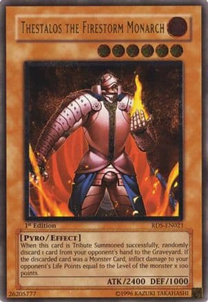 Thestalos the Firestorm Monarch (UTR) (RDS-EN021) - Rise of Destiny Unlimited