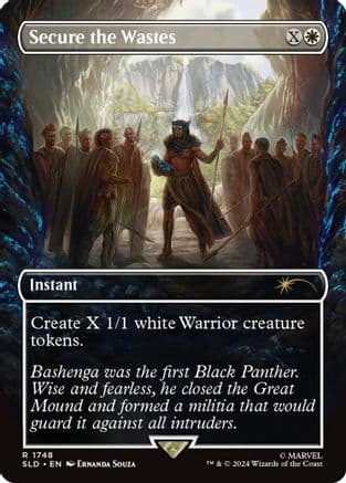 Secure the Wastes (Rainbow Foil) (1748) [Secret Lair Drop Series]  Foil
