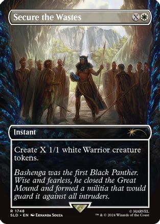 Secure the Wastes (Rainbow Foil) (1748) [Secret Lair Drop Series]  Foil