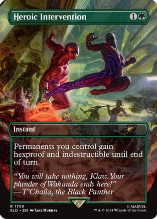 Heroic Intervention (Rainbow Foil) (1750) [Secret Lair Drop Series]  Foil
