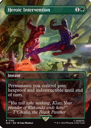 Heroic Intervention (Rainbow Foil) (1750) [Secret Lair Drop Series]  Foil