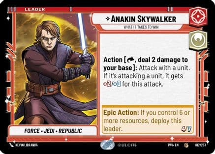 Anakin Skywalker - What it Takes to Win |  (012/257)  [Twilight of the Republic]