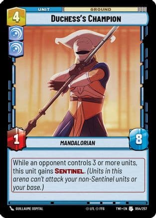 Duchess's Champion | Foil (054/257)  [Twilight of the Republic]