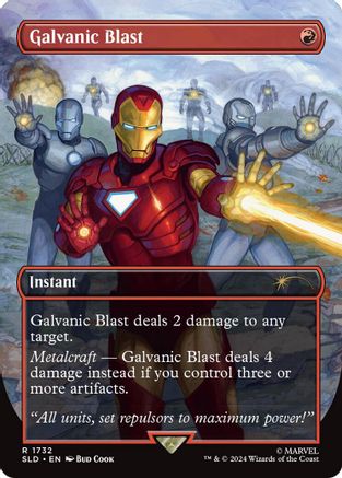 Galvanic Blast (Rainbow Foil) (1732) [Secret Lair Drop Series]  Foil