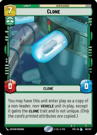 Clone | Foil (116/257)  [Twilight of the Republic]