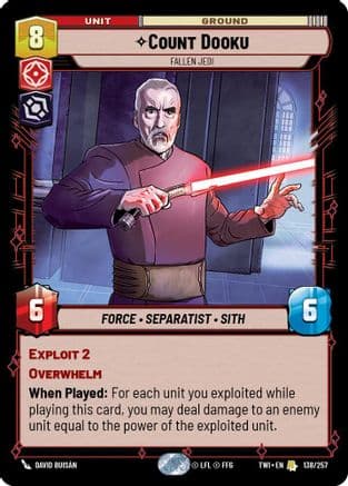 Count Dooku - Fallen Jedi |  (138/257)  [Twilight of the Republic]