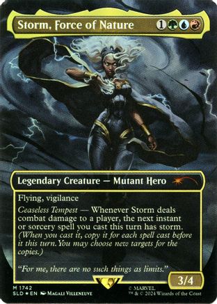 Storm, Force of Nature (Rainbow Foil) (1742) [Secret Lair Drop Series]  Foil