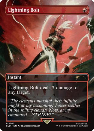 Lightning Bolt (1743) (Rainbow Foil) (1743) [Secret Lair Drop Series]  Foil