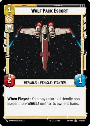Wolf Pack Escort | Foil (191/257)  [Twilight of the Republic]
