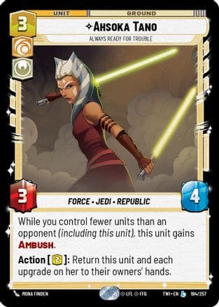 Ahsoka Tano - Always Ready For Trouble | Foil (194/257)  [Twilight of the Republic]