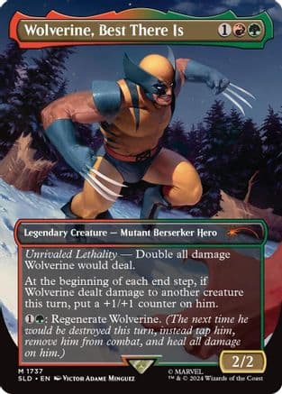 Wolverine, Best There Is (Rainbow Foil) (1737) [Secret Lair Drop Series]  Foil