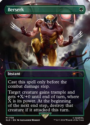 Berserk (1738) (Rainbow Foil) (1738) [Secret Lair Drop Series]  Foil