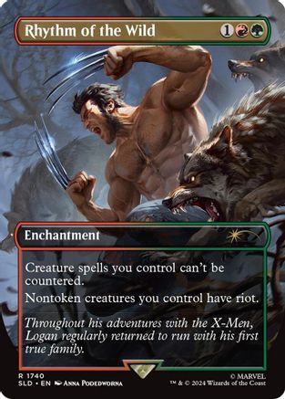Rhythm of the Wild (Rainbow Foil) (1740) [Secret Lair Drop Series]  Foil