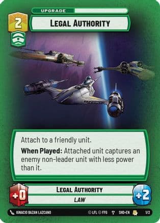 Legal Authority |  (1/2)  [Organized Play Promos]
