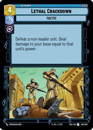 Lethal Crackdown |  (041/257)  [Twilight of the Republic]