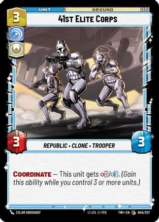 41st Elite Corps |  (045/257)  [Twilight of the Republic]