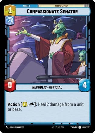 Compassionate Senator |  (056/257)  [Twilight of the Republic]