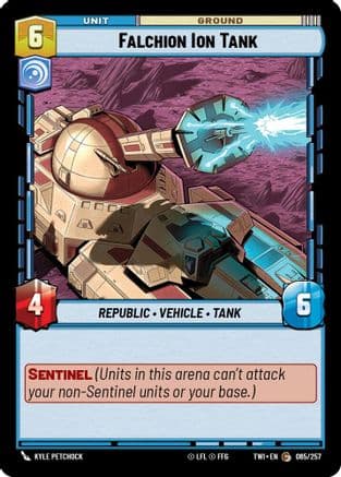 Falchion Ion Tank | Foil (065/257)  [Twilight of the Republic]