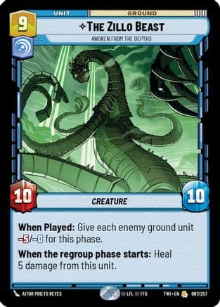The Zillo Beast - Awoken From The Depths |  (067/257)  [Twilight of the Republic]