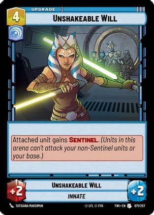 Unshakeable Will | Foil (071/257)  [Twilight of the Republic]