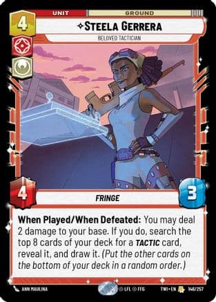 Steela Gerrera - Beloved Tactician |  (146/257)  [Twilight of the Republic]