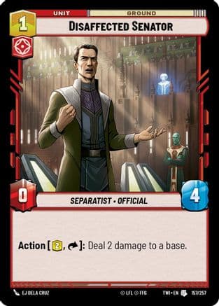 Disaffected Senator |  (157/257)  [Twilight of the Republic]