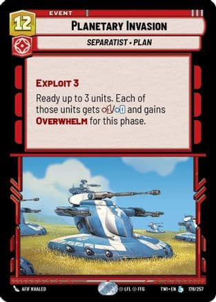 Planetary Invasion | Foil (178/257)  [Twilight of the Republic]