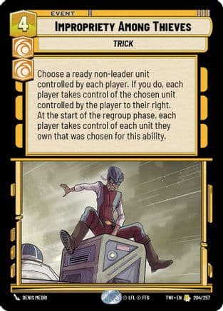 Impropriety Among Thieves | Foil (204/257)  [Twilight of the Republic]