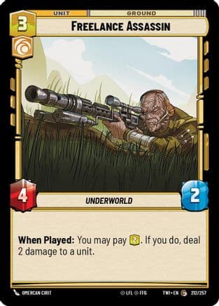 Freelance Assassin | Foil (212/257)  [Twilight of the Republic]