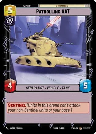 Patrolling AAT |  (232/257)  [Twilight of the Republic]