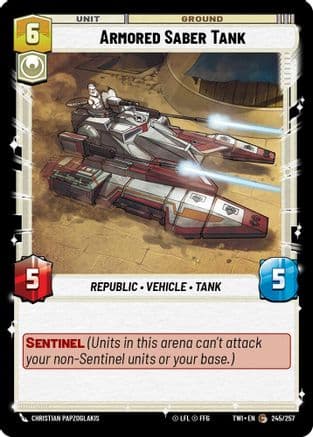 Armored Saber Tank |  (245/257)  [Twilight of the Republic]