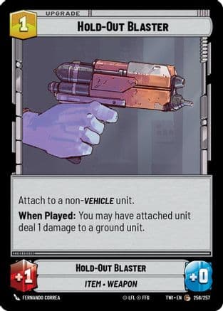 Hold-Out Blaster |  (256/257)  [Twilight of the Republic]