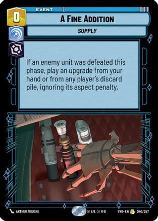 A Fine Addition |  (040/257)  [Twilight of the Republic]