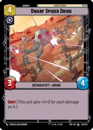 Dwarf Spider Droid |  (231/257)  [Twilight of the Republic]